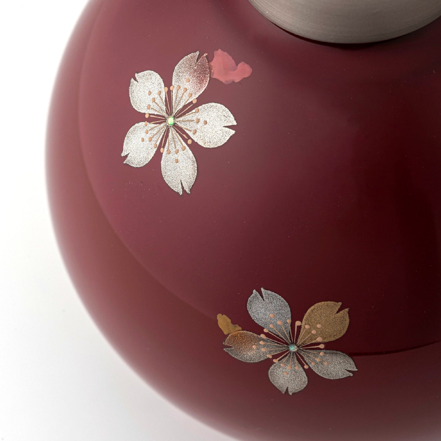 丸型 桜蒔絵